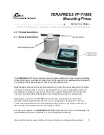 Preview for 8 page of Pace Technologies TERAPRESS TP-7100S Instruction Manual