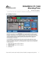 Preview for 18 page of Pace Technologies TERAPRESS TP-7100S Instruction Manual