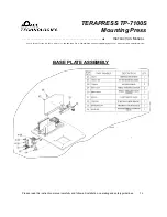 Preview for 61 page of Pace Technologies TERAPRESS TP-7100S Instruction Manual