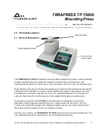 Preview for 7 page of Pace Technologies TERAPRESS TP 7500S Instruction Manual