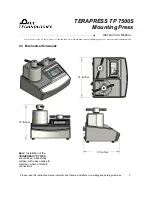 Preview for 9 page of Pace Technologies TERAPRESS TP 7500S Instruction Manual