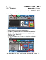 Preview for 15 page of Pace Technologies TERAPRESS TP 7500S Instruction Manual