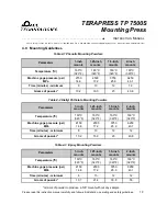 Preview for 23 page of Pace Technologies TERAPRESS TP 7500S Instruction Manual