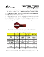 Preview for 31 page of Pace Technologies TERAPRESS TP 7500S Instruction Manual