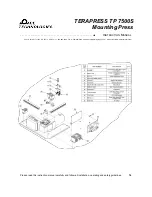 Preview for 58 page of Pace Technologies TERAPRESS TP 7500S Instruction Manual