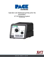 Pace 5050-0530 Operation And Maintenance Manual preview