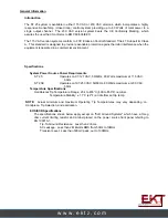 Preview for 3 page of Pace 5050-0530 Operation And Maintenance Manual