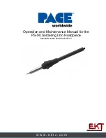 Предварительный просмотр 9 страницы Pace 5050-0530 Operation And Maintenance Manual