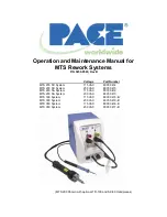 Preview for 1 page of Pace 8007-0412 Operation And Maintenance Manual