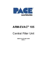 Pace ARM-EVAC 105 Manual preview