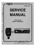 Предварительный просмотр 2 страницы Pace CB 123A Service Manual