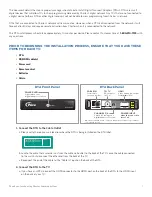 Preview for 2 page of Pace Charter Installation Process & User Manual