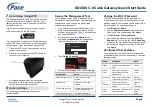 Preview for 2 page of Pace D5001 Quick Start Manual