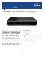 Pace IPH8000 Specifications preview