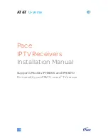 Preview for 1 page of Pace IPH8005 Installation Manual