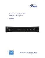 Preview for 1 page of Pace IPW8000 Installation Manual