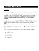 Preview for 3 page of Pace MBT250 Operation & Maintenance Manual