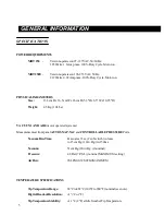 Preview for 5 page of Pace MBT250 Operation & Maintenance Manual