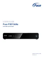 Предварительный просмотр 1 страницы Pace px013anc User Manual