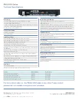 Preview for 2 page of Pace RNG150N Specifications