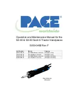 Pace Sodr-X-Tractor SX-80 Operation And Maintenance Manual preview