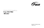 Pace TDC770D Operator'S Manual preview