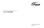 Предварительный просмотр 1 страницы Pace TDC787X Operator'S Manual