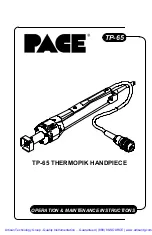 Preview for 2 page of Pace TP-65 Operation & Maintenance Instructions Manual