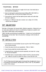 Предварительный просмотр 7 страницы Pace TP-65 Operation & Maintenance Instructions Manual