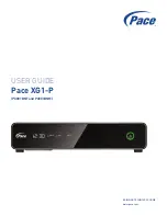 Pace XG1-P User Manual preview