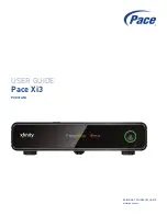 Предварительный просмотр 1 страницы Pace Xi3 User Manual