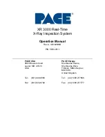 Pace XR 3000 Operation Manual предпросмотр