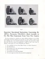 Предварительный просмотр 3 страницы Pacemaker 23 CROWN GRAPHIC Instruction And Reference Manual