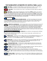 Preview for 11 page of PaceMaster Platinum Pro VR Owner'S Manual