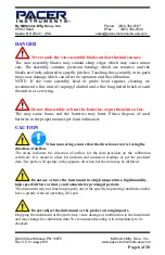 Preview for 6 page of Pacer Instruments DA400 User Manual