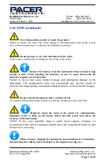 Preview for 7 page of Pacer Instruments DA400 User Manual