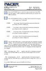 Preview for 12 page of Pacer Instruments DA400 User Manual