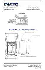 Preview for 14 page of Pacer Instruments DA400 User Manual