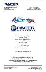 Preview for 28 page of Pacer Instruments DA400 User Manual