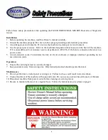 Preview for 4 page of Pacer Dual Owner'S Manual