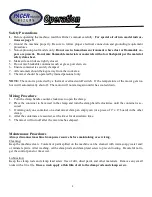 Preview for 8 page of Pacer Dual Owner'S Manual