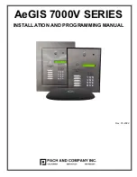 Preview for 1 page of PACH & COMPANY PAC-7000VFF Installation And Programming Manual