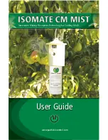 Pacific Bio Control ISOMATE CM Mist User Manual preview