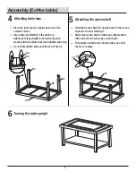 Preview for 11 page of Pacific Casual 113-001-6DS-CA Assembly And Use Instructions