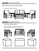 Preview for 12 page of Pacific Casual 113-001-6DS-CA Assembly And Use Instructions