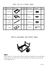 Preview for 2 page of Pacific Casual 116-002-4DS Assembly Instructions Manual