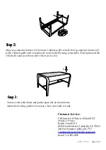 Preview for 3 page of Pacific Casual 116-002-4DS Assembly Instructions Manual