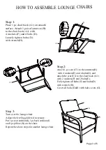 Preview for 6 page of Pacific Casual 116-002-4DS Assembly Instructions Manual