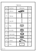 Preview for 2 page of Pacific Casual 143-0347D-B1 Assembly Instructions