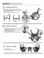 Preview for 6 page of Pacific Casual 1500303 Assembly And Use Instructions